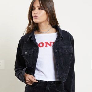 Cropped Corduroy Jacket